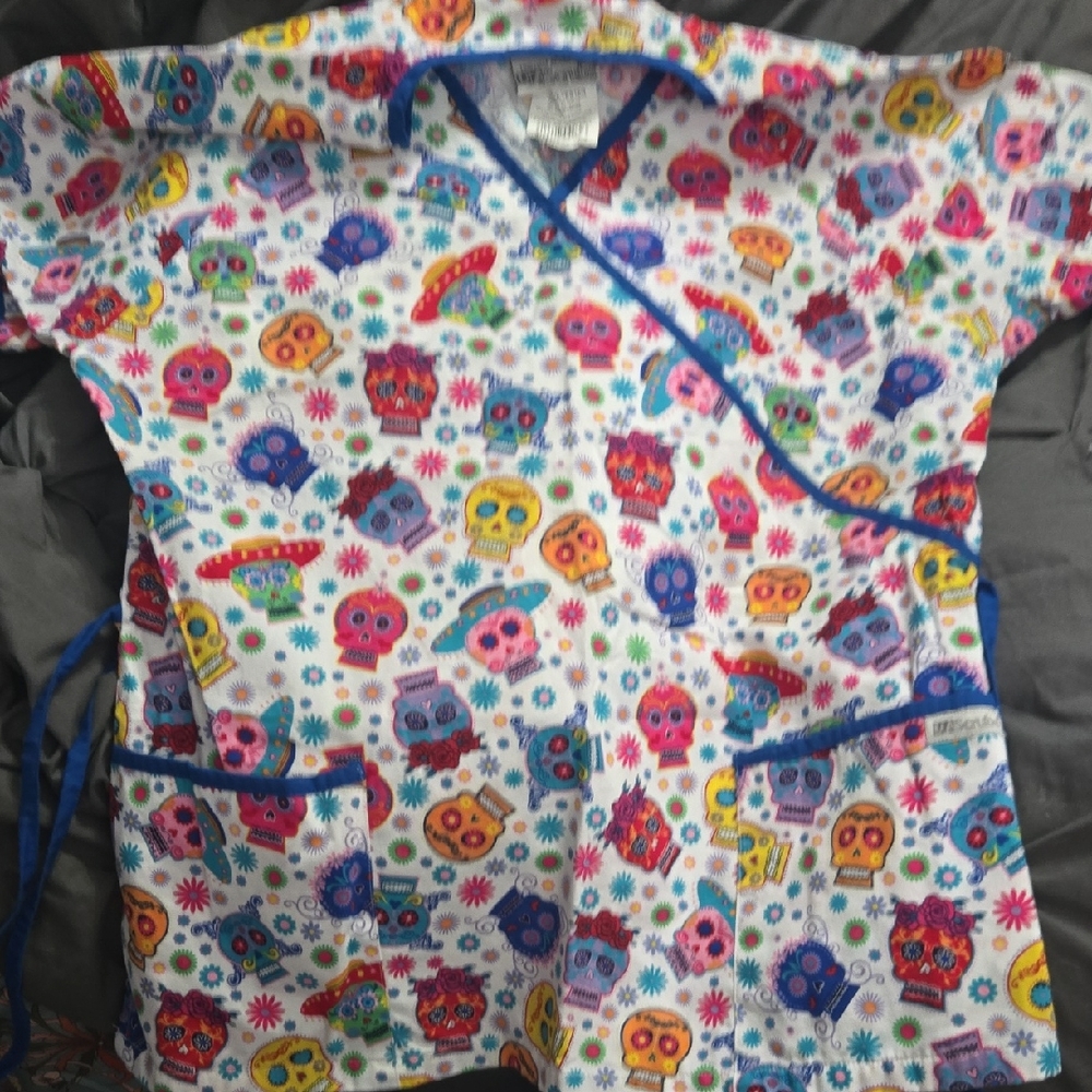 Spirit Multicolor Skull Print Kids Nightgown